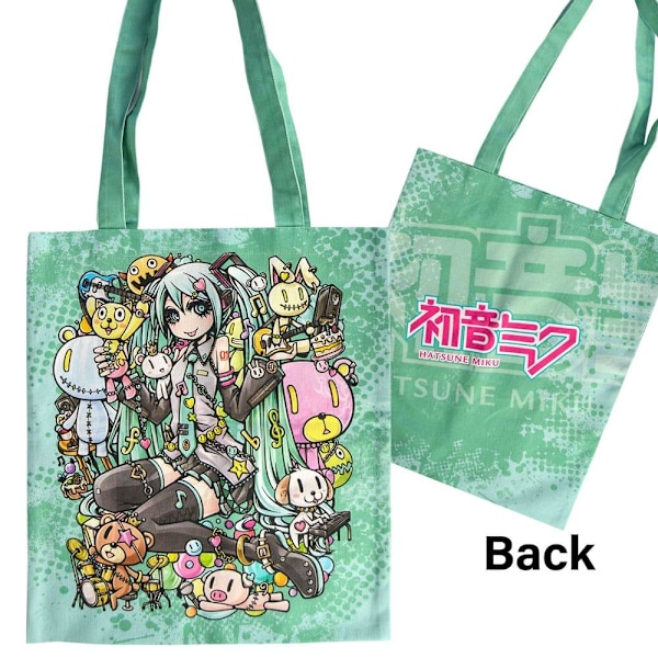 Hatsune Miku Tote Bag Hatsune Miku & Wild Friends multifärg