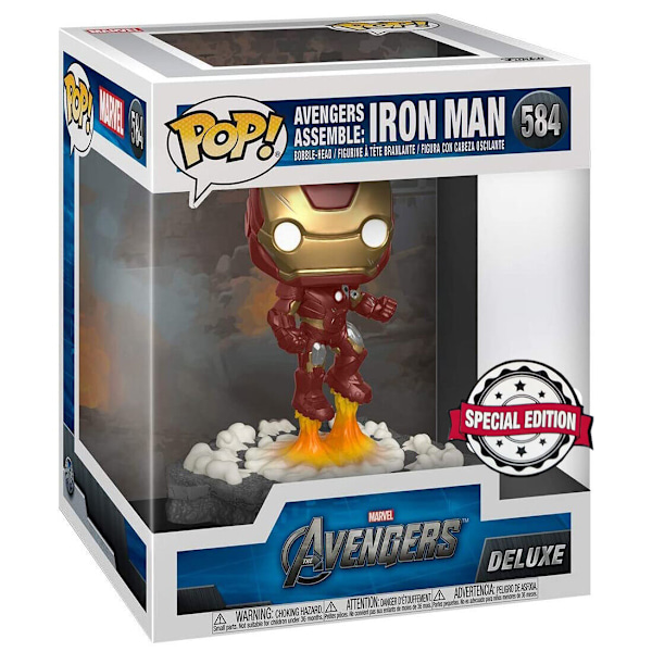 POP-figur Marvel Avengers Iron Man Assemble Exklusivt multifärg