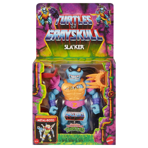 Masters of the Universe Turtles of Grayskull Sla'Ker figure 14cm multifärg