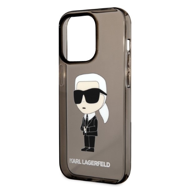 Karl Lagerfeld Ikonik Karl case for iPhone 14 Pro Max - black Black