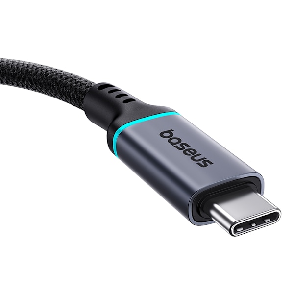 Baseus B0063370C111-00 USB-C - USB-C cable 4K 60Hz 100W 5A 10Gb/s 0.5m - black Black