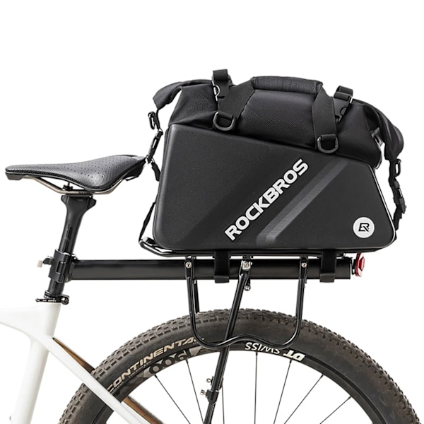 Rockbros 30140090001 bicycle bag for trunk 11.6l - black Black