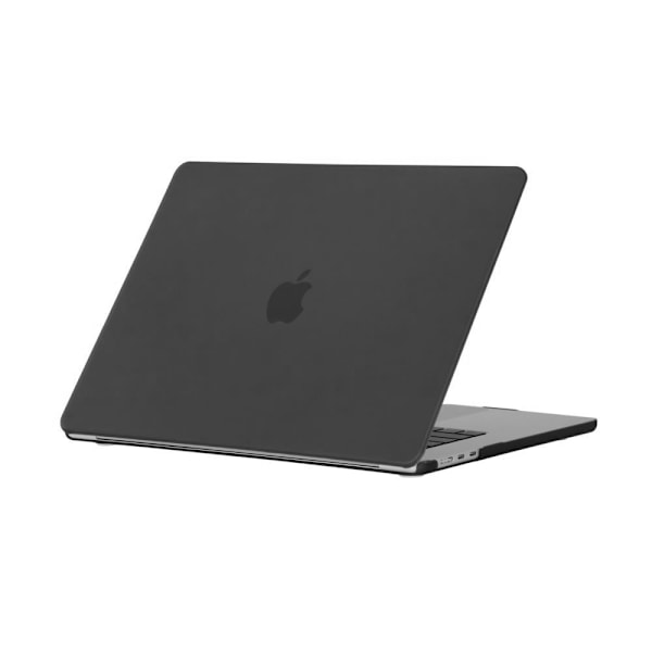 Tech-Protect SmartShell case for MacBook Air 15&quot; M2 / M3 / 2023-2024 - matte black Black || Semi-transparent