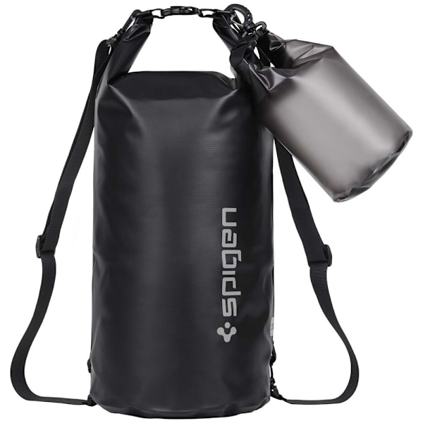 Spigen Aqua Shield A630 Waterproof 20L Bag + 2L Bag - Black Black