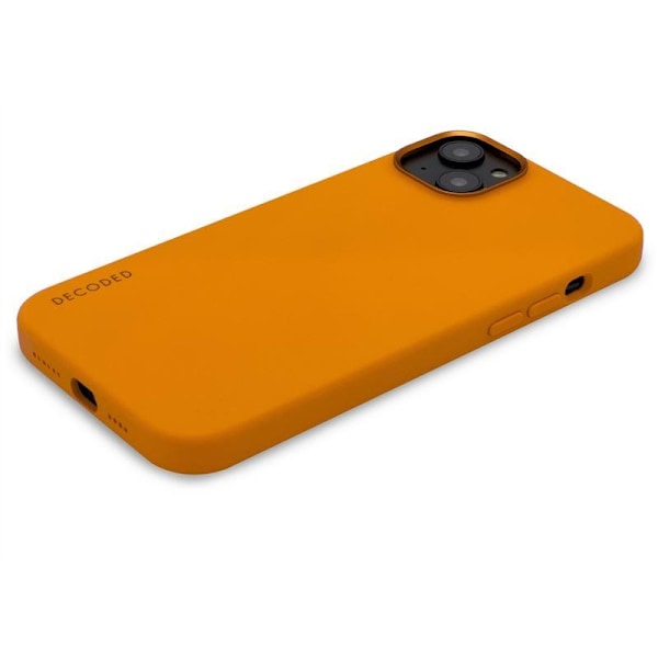 Decoded Silicone Case with MagSafe for iPhone 13 / iPhone 14 - orange Orange