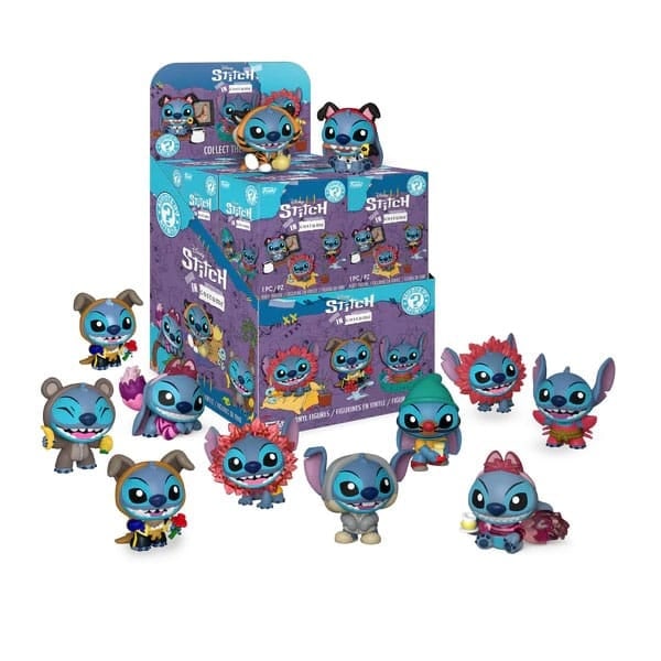 Disney Mystery Mini Figures 5 cm Stitch in Costume Display (12) multifärg