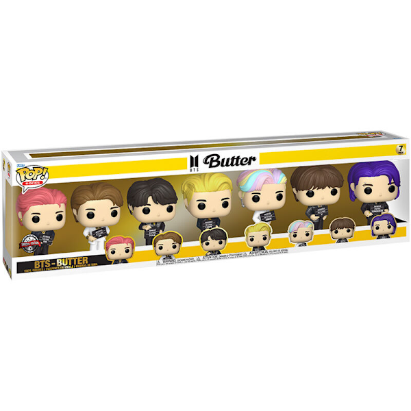 POP pack 7 figures BTS Butter Exclusive Multicolor