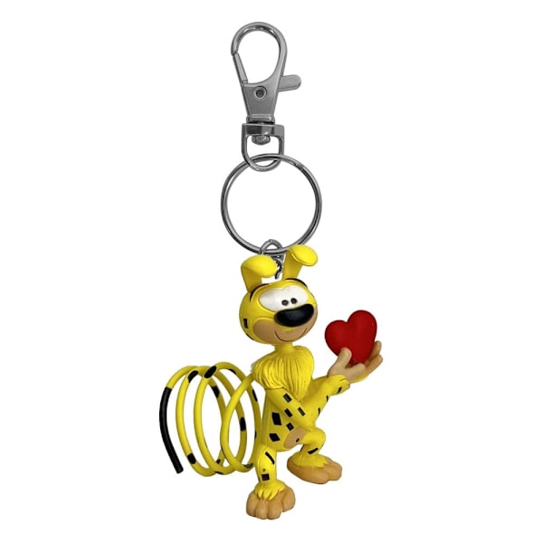 Marsupilami Keychain Marsupilami Heart 12 cm Multicolor