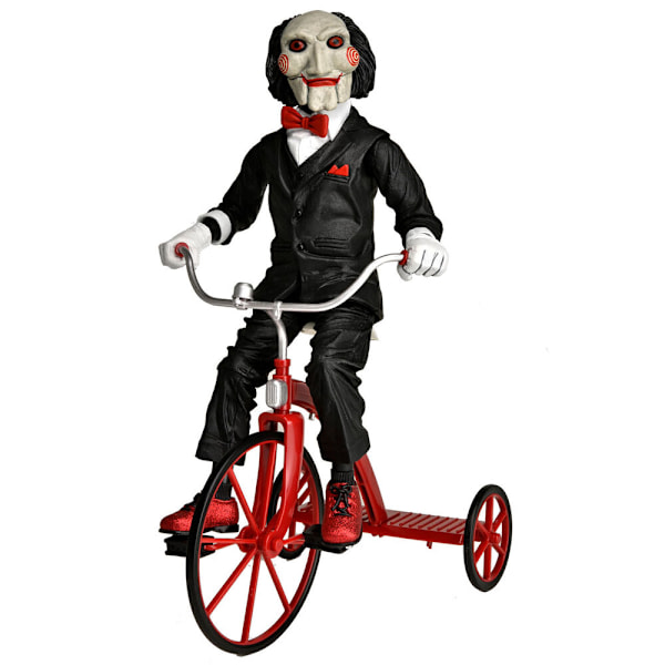 Saw Billy the Puppet on Tricycle figure with sound 33cm Multicolor