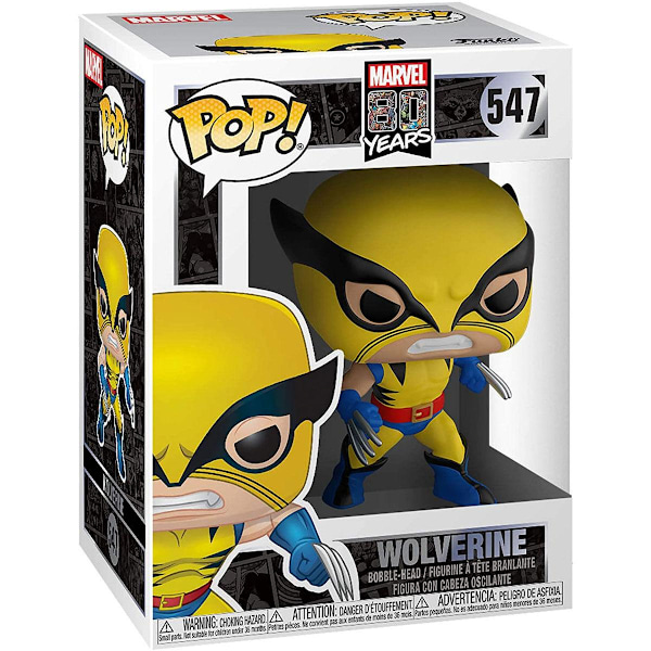 POP figure Marvel 80th First Appearance Wolverine Multicolor