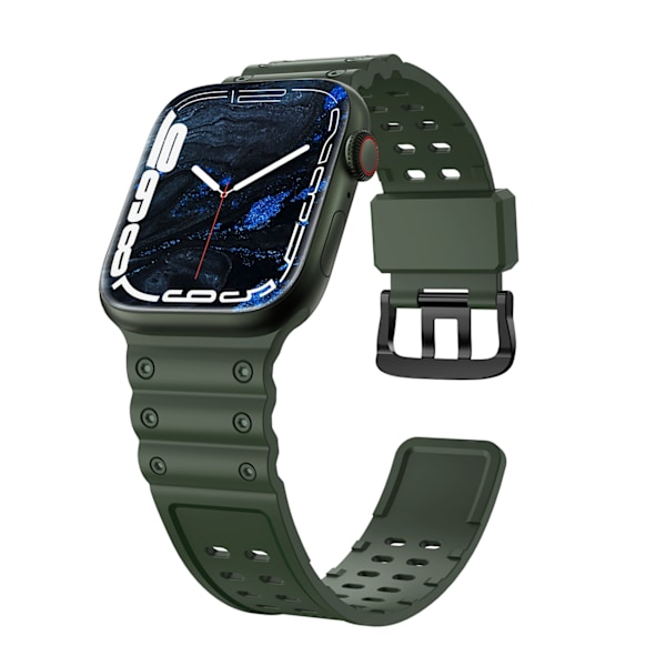 Strap Triple Protection Apple Watch SE strap, 9, 8, 7, 6, 5, 4, 3, 2, 1 (41, 40, 38 mm) band bracelet green Green