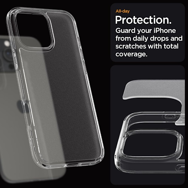 Spigen Ultra Hybrid iPhone 16 Pro Case - Clear Transparent