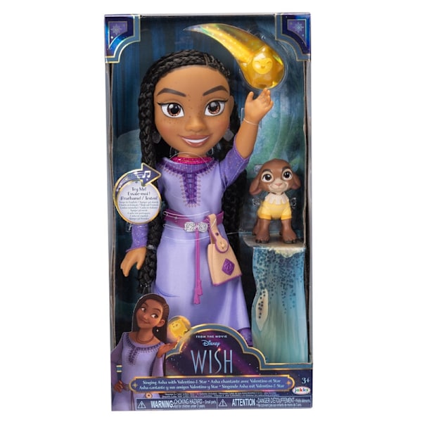 Disney Wish Asha doll 38cm sound Multicolor