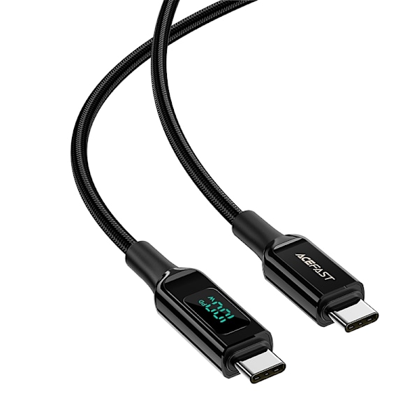 Acefast C6-03 Black USB-C - USB-C PD QC cable 100W 5A 480Mb/s 2m - black Black