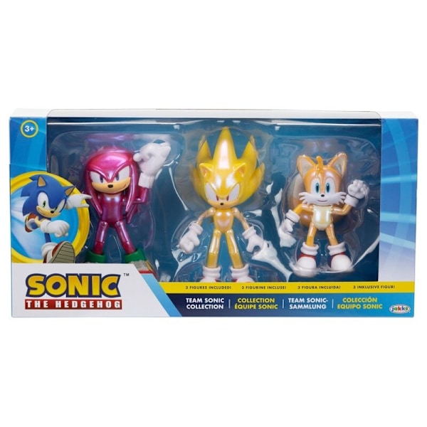 Sonic the Hedgehog Ultimate Team Up pack 3 figures 10cm Multicolor