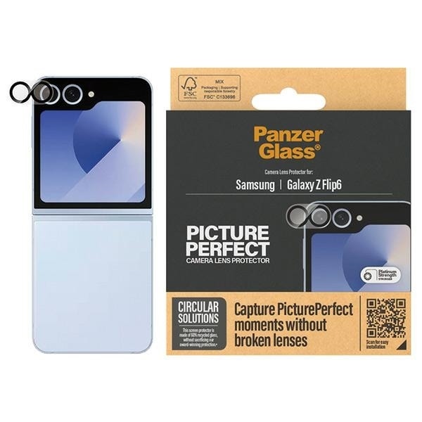 PanzerGlass Picture Perfect camera protection for Samsung Galaxy Z Flip 6