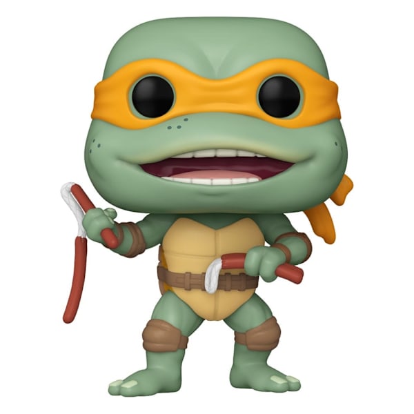 Teenage Mutant Ninja Turtles POP! Movies Vinyl Figure Michelangelo Sausage Link Nunchucks 9 cm multifärg