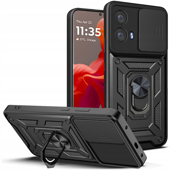 Tech-Protect Camshield Pro Case for Motorola Moto G85 5G - Black Black