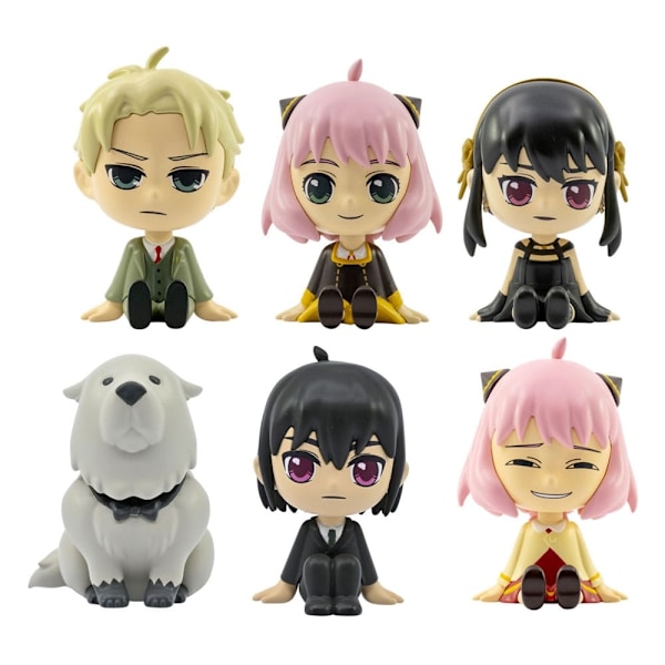 Spy x Family Bobble Hero Bobble-Head (Blind Box Ver.) 6 cm Display (12) Multicolor