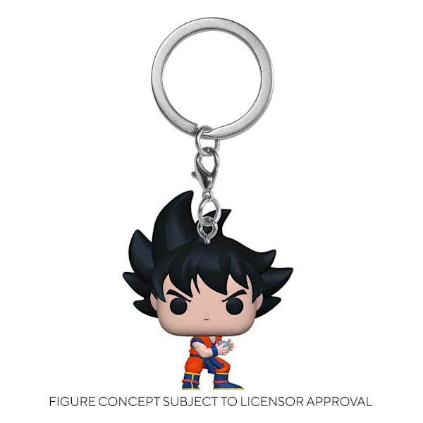 Dragon Ball Z Pocket POP! Vinyl Keychains 4 cm Goku w/Kamehameha Display (12) Multicolor