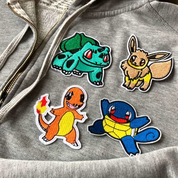 Pokémon kläder | 6-pack | Stryka-på Tygmärken 4650 | Fyndiq