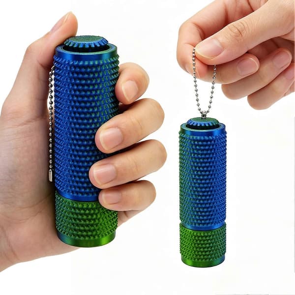 Sensorisk Gripper Roller - Roterende Top & Klikker - mod Angst & Stimming Pink