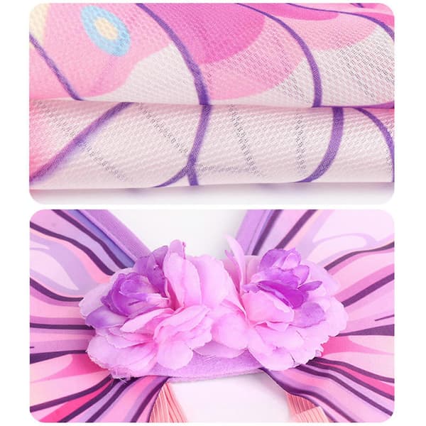 Dame sommerfuglvinge englevinge cosplay utkledning fevinge prinsessevinge påskevinge til Halloween bursdagsfest lilla