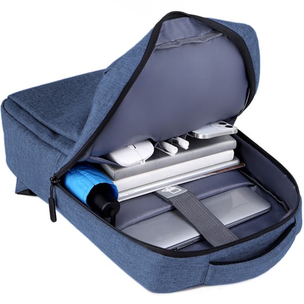 Laptop Backpack 15.6\" – Blue, Water-Resistant