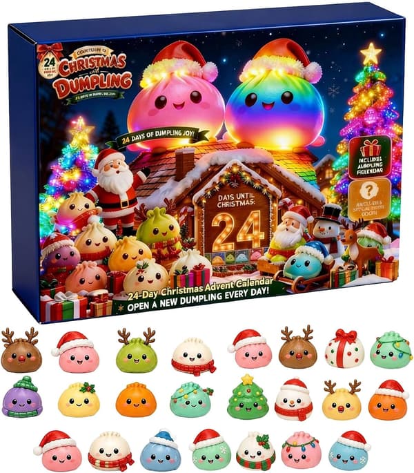 2026 Julepynt Squishies Dumpling Julekalender