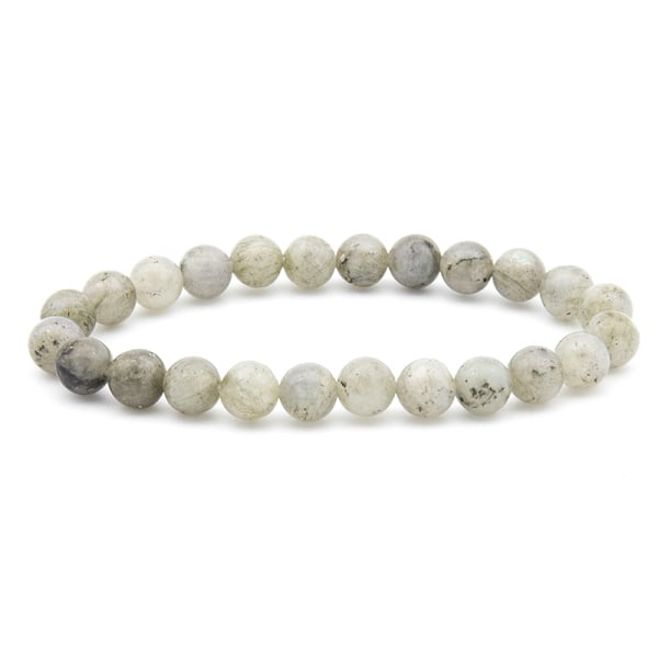 Chakra Perlearmbånd Lavet af 8mm Havsediment Jaspis Natursten (Grøn) Grøn Farve Chakra Armbånd Damearmbånd Herrearmbånd Gray glitter