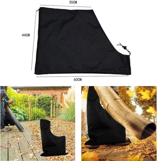 Leaf Blower Drawstring Leaf Bags 2-Pack, Practical Bags for Leaves and Garden Waste