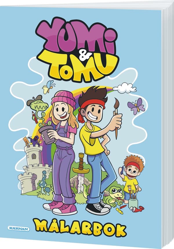 Yumi och Tomu Målarbok multifärg Multifärg multicolor
