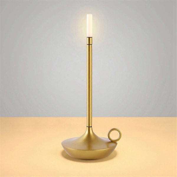 Aladdin Ljusstake Bordlampa Uppladdningsbar Varm Ljus Ljusstake Middag Atmosfär Bordlampa Svart