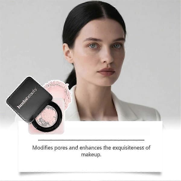 Easy-Bake Løst Puder Mat Oliefri Setting Puder Poreminimerende Langtidsholdbart Ansigts Puder til Kvinder Daglig Makeup