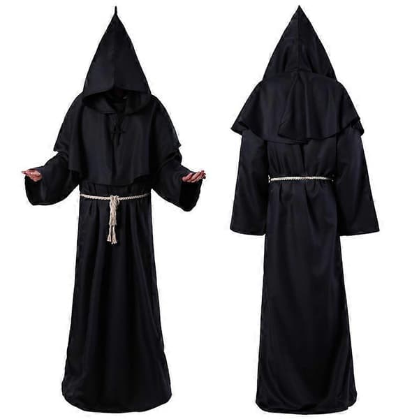 Nonnekostume Nonneudstyr til Halloween Cosplay til voksne Walkbee 7385