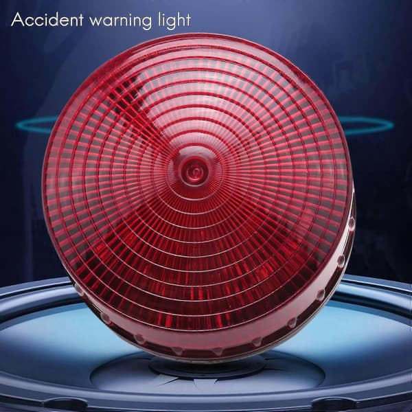 AC 220V Industrial LED Flash Strobe Lamp Accident Warning Light Red LTE-5061 DE
