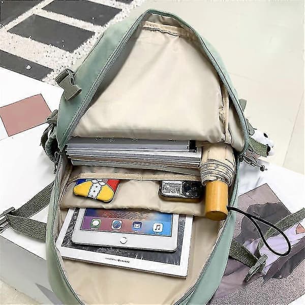 Backpack Kawaii School Bag With Pendant Small Backpack School Supplies High School Students School Bag