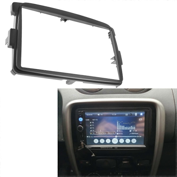 2Din Bil Fascia til Duster Stereo Fascia Panel Dash Mount Installation Bil DVD Ramme Kit In-Dash