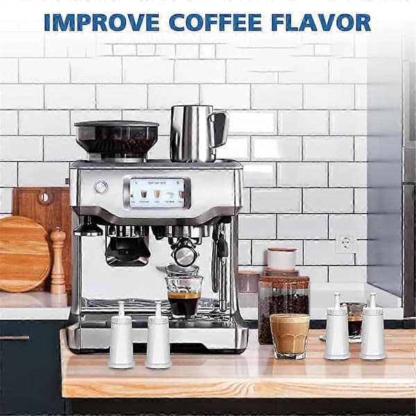 6 STK Kaffemaskinefilter til Sage 990, BES008 Vandfilter