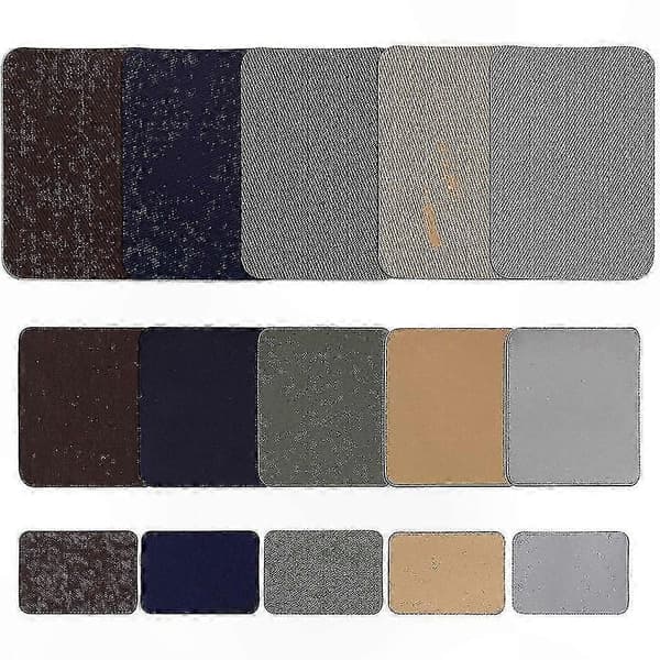Strykbara tyglappar för reparation, 30-pack Twill Klädfixningskit för Jackor och Kläder