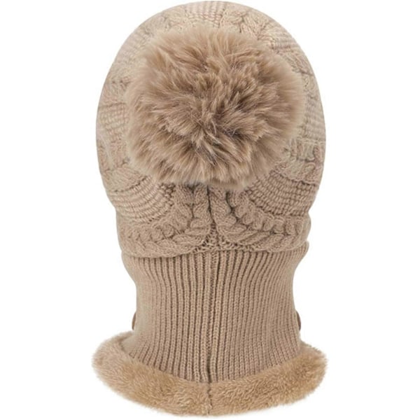 3 i 1 Vinter Full Ansikts- og Nakke Beskyttelse Vindtett Varm Ski Baseball Caps (grå)