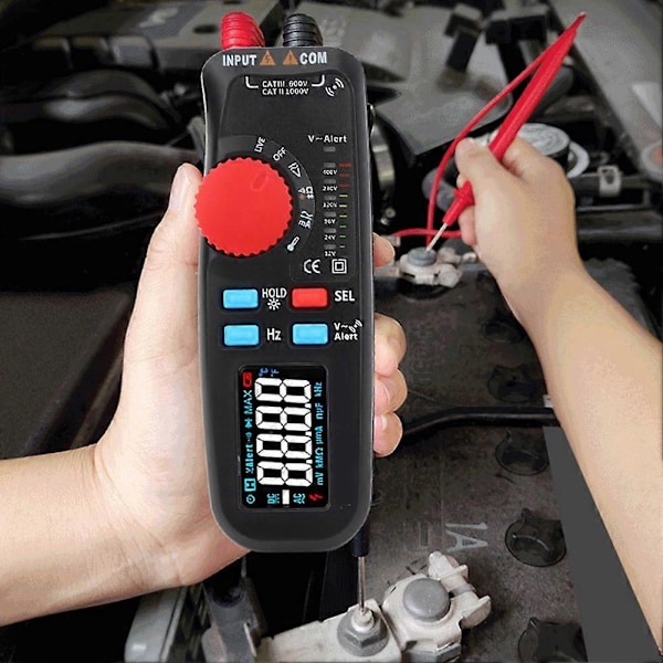 ADM92CLPRO Digital Multimeter med Pennform, AC/DC Spänning/Ström Testare