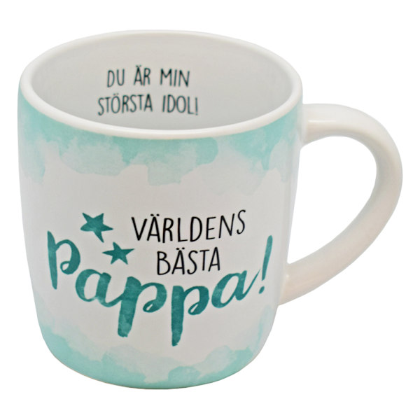 Krus \"Verdens bedste far\" multifärg multicolor