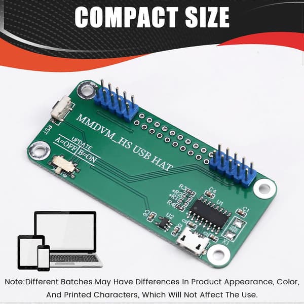 Jumbospot MMDVM HS USB HAT Adapterkort Ersättningssatser för Raspberry Pi Windows Linux Android Hotspot