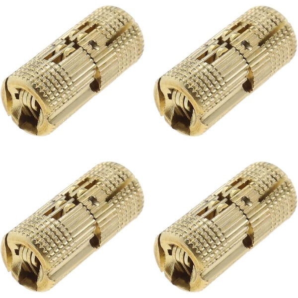 4pcs 10mm Brass Invisible Hidden Barrel Hinge for Jewelry Box Hardware Folding Table Cabinet Door Craft Hardware Accessories