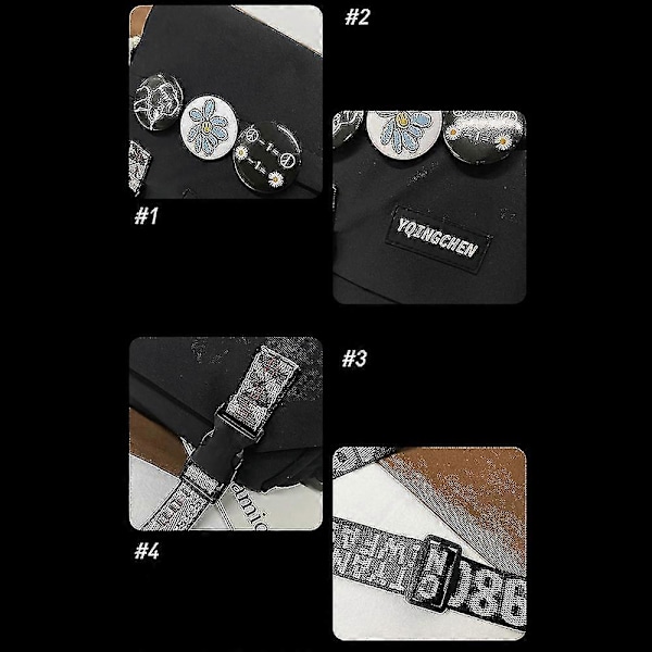 Messenger-laukku Unisex Casual Bag Tooling Fashion Messenger Bag vit