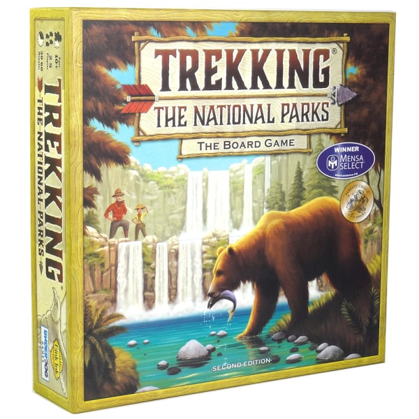 Trekking The National Parks - Det prisbelönta familjebrädspelet | Designad för nationalparkälskare | Perfekt för barn från 10 år och uppåt | Lätt att lära