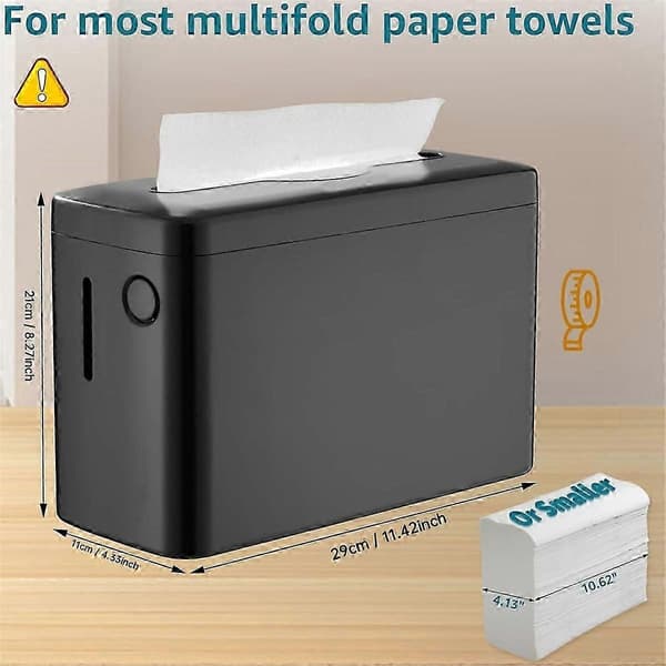 Papirhåndklædedispenser til bordplade, Badeværelse Håndklædedispenser Kommerciel Multifold Trifold Papir til SH