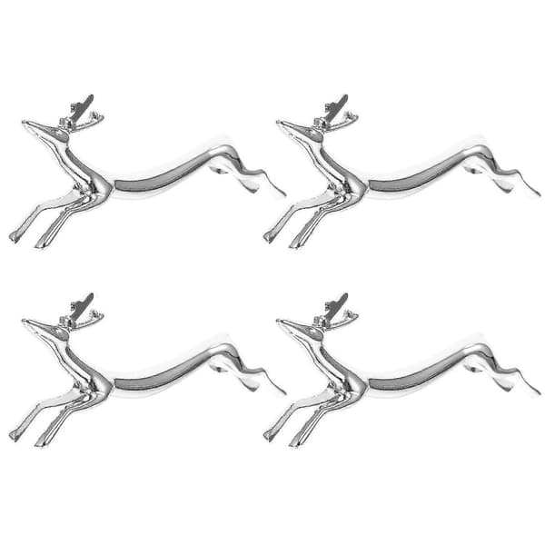 4-pack bestickhållare för hemmets skrivbordsdekoration (silver)