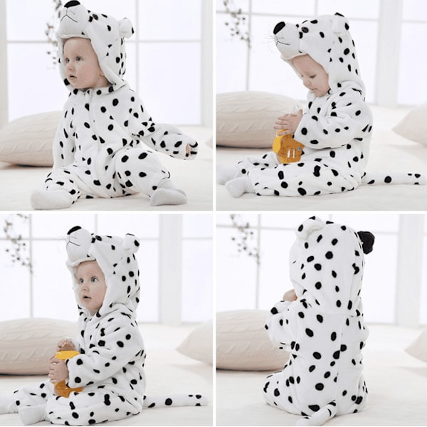 Suloiset piirretyt yöasut – Mukavat ja söpöt flanellipyjamat polyesterikankaasta vertaansa vailla olevaan mukavuuteen ja tyyliin (lumileopardi, 80cm) snow leopard 80cm